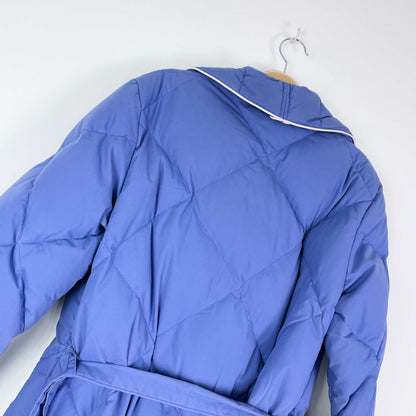 vintage 80s eddie bauer down puffer housecoat jacket