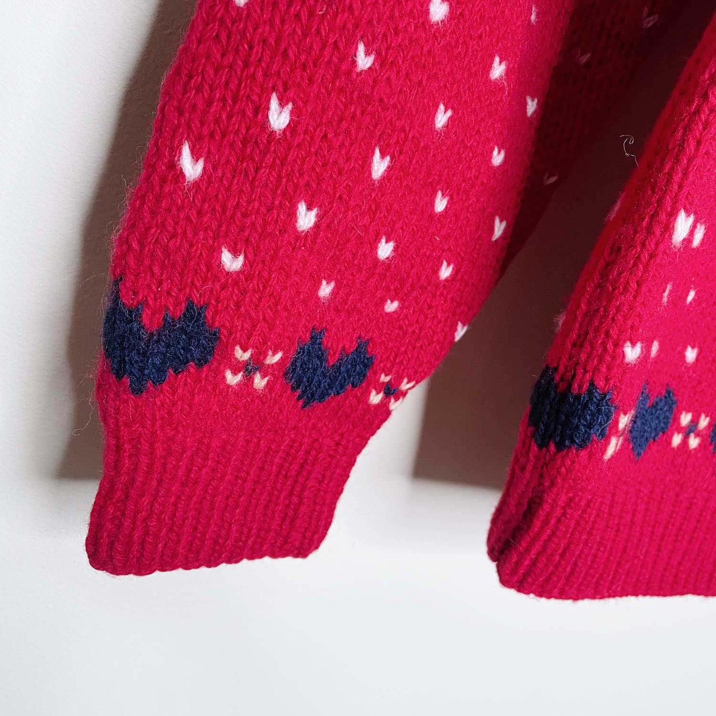 vintage 90s eddie bauer wool holiday goose knit crew - size small