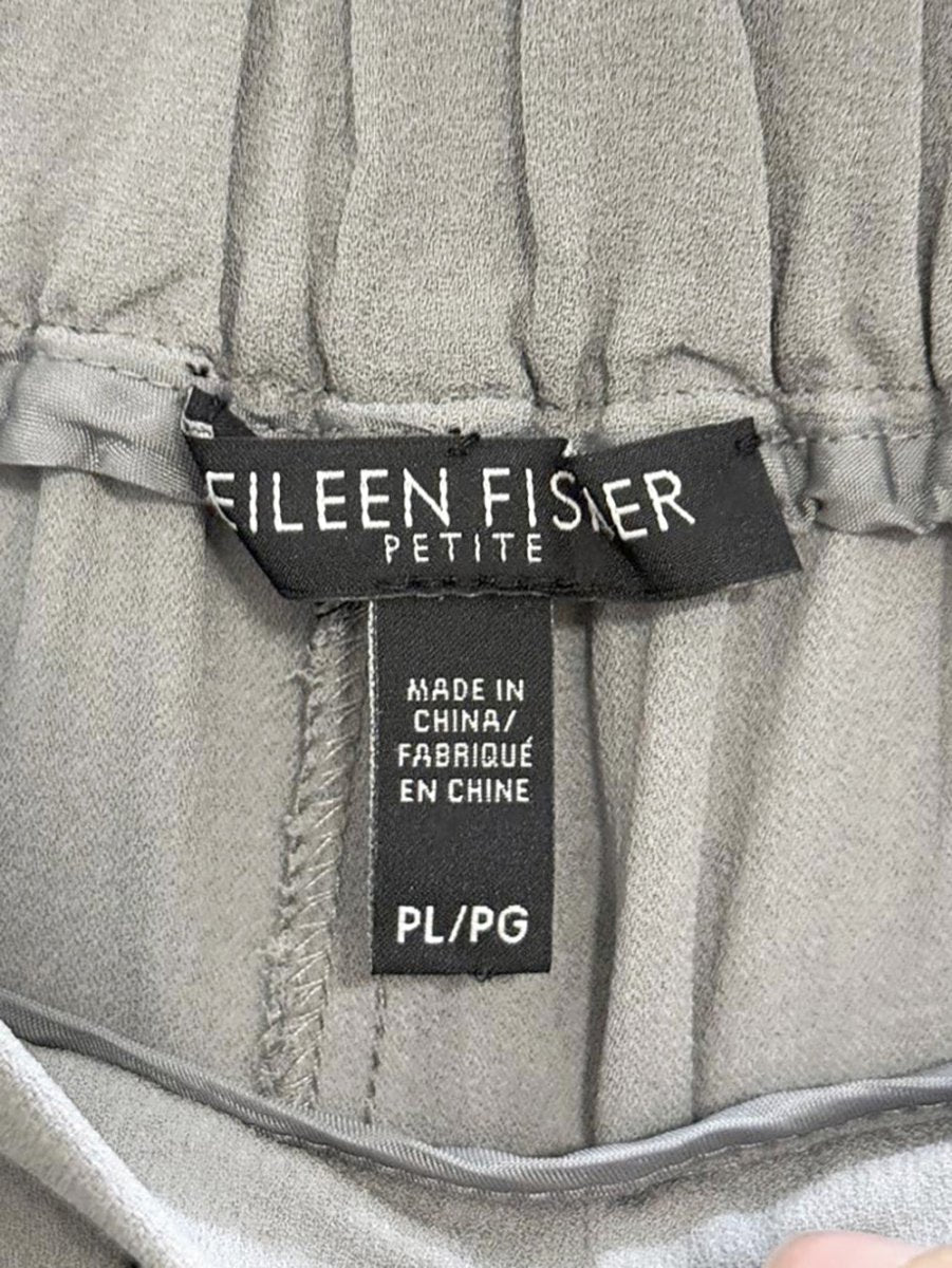 eileen fisher 100% silk pleated cropped pants | capris - good market thrift store