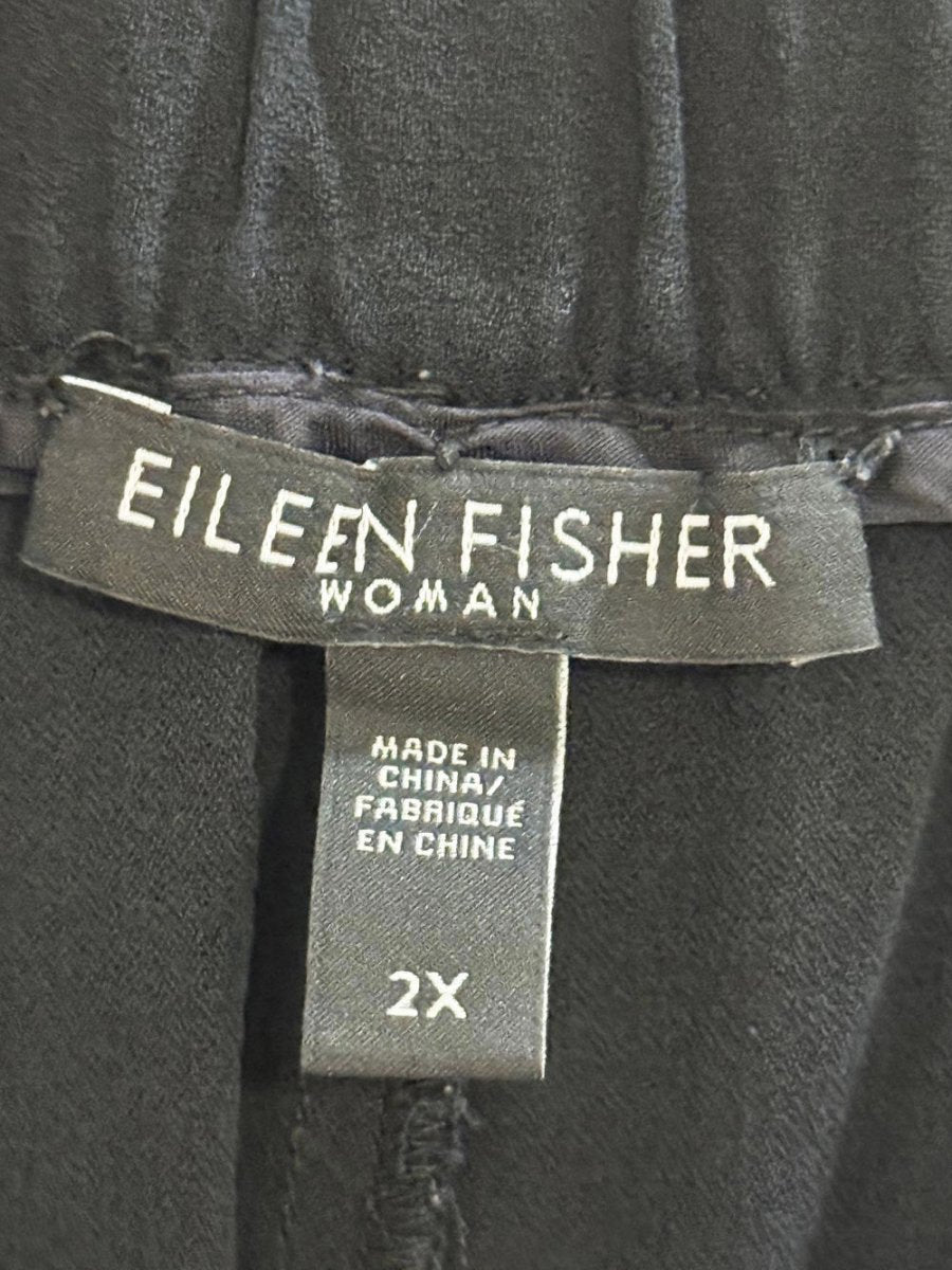 eileen fisher 100% silk pull on cropped pants - good market thrift store
