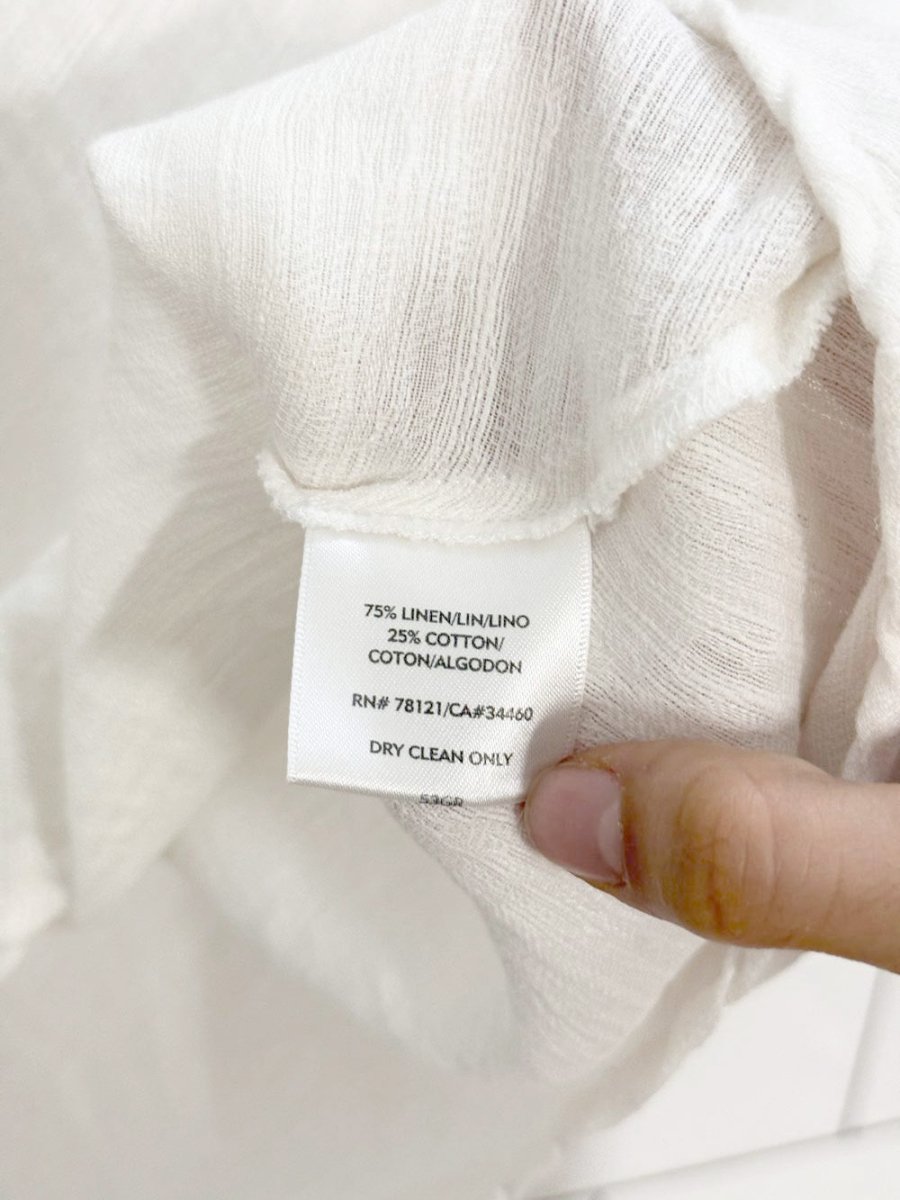 eileen fisher linen - blend lightweight tank top - good market thrift store