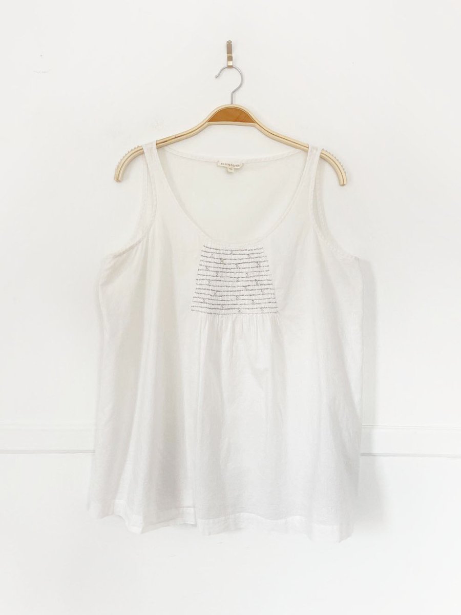 eileen fisher voile organic cotton summer tank - good market thrift store