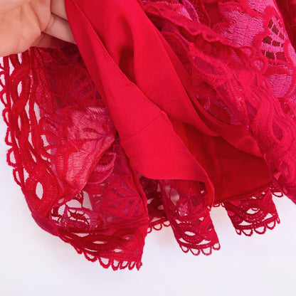 nwt elie saab strong shoulder deep v lace midi dress