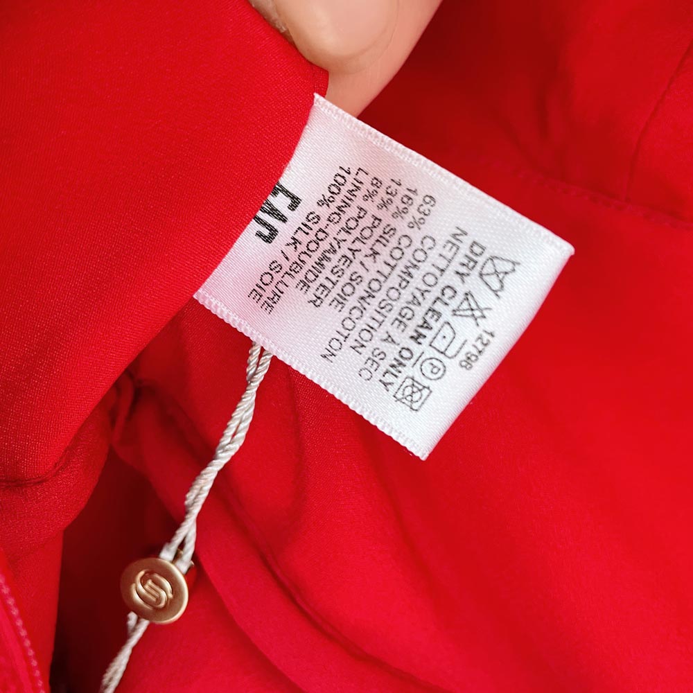 nwt elie saab strong shoulder deep v lace midi dress