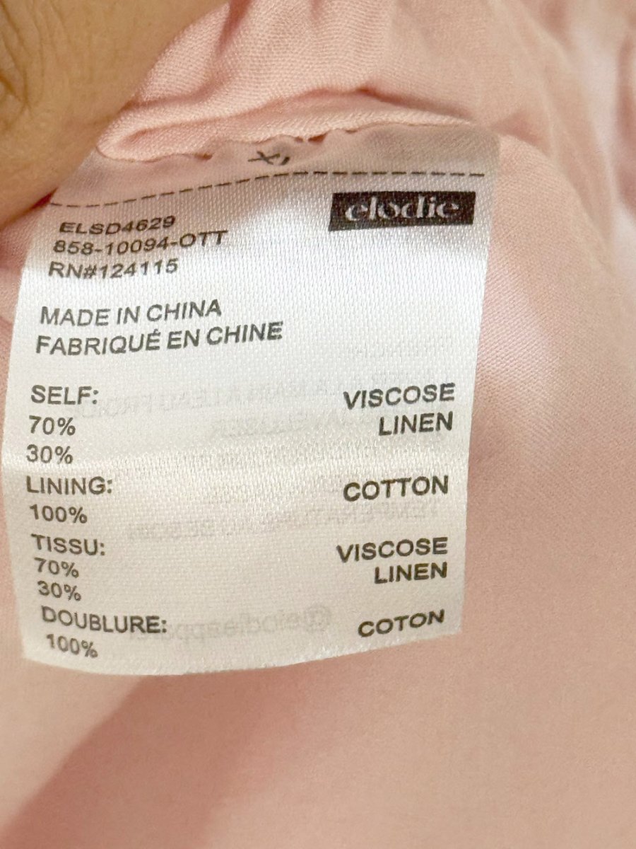 elodie linen - blend puff sleeve front tie open sides mini dress | revolve - good market thrift store