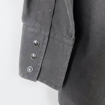 vintage 90s ely cattleman skull western shirt