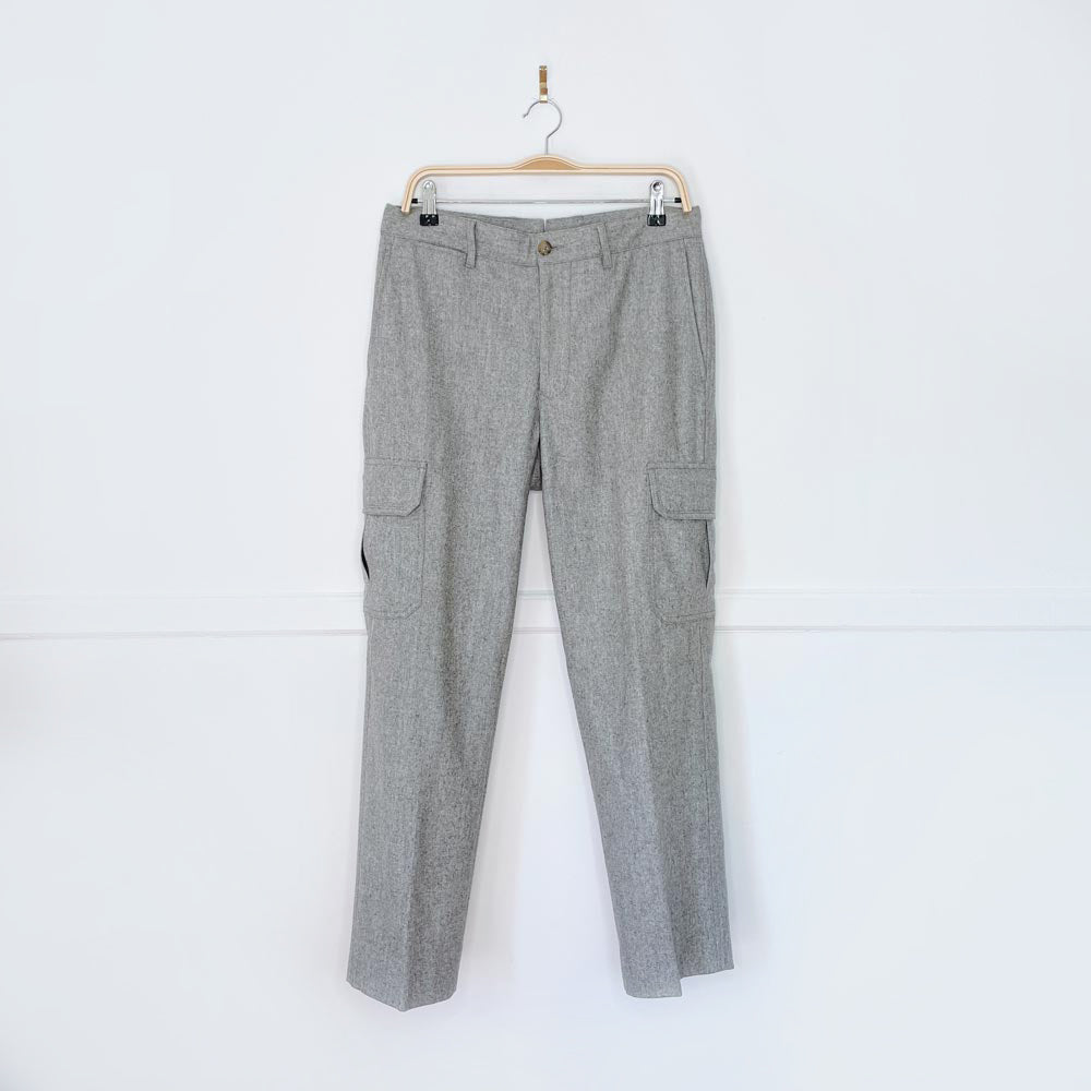 ermenegildo zegna 100% wool cargo pant