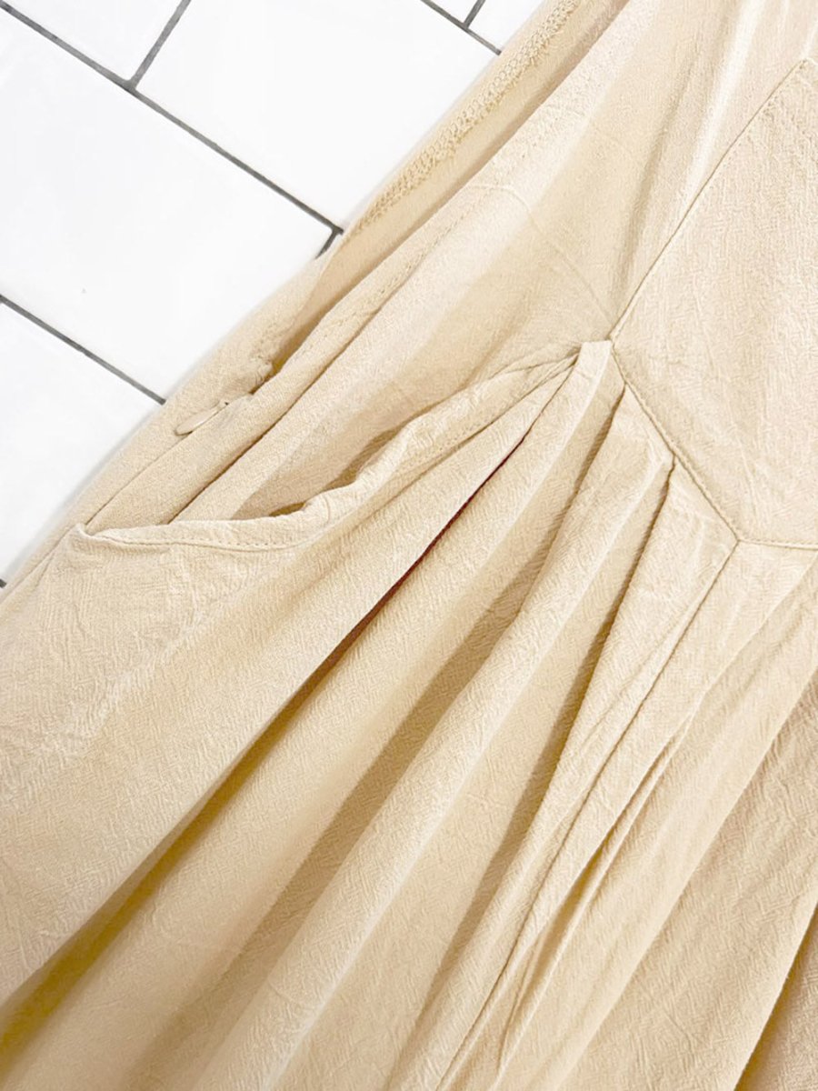 endless summer pleated wide leg loose overalls - good market thrift store