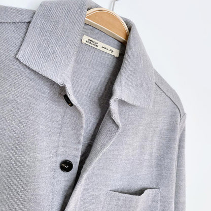 maurizio baldassari wool shirt sweater jacket