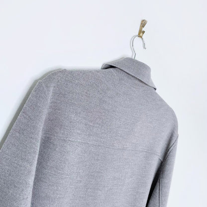 maurizio baldassari wool shirt sweater jacket