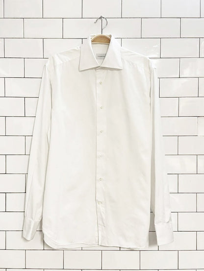 ermenegildo zegna regular fit white shirt - good market thrift store