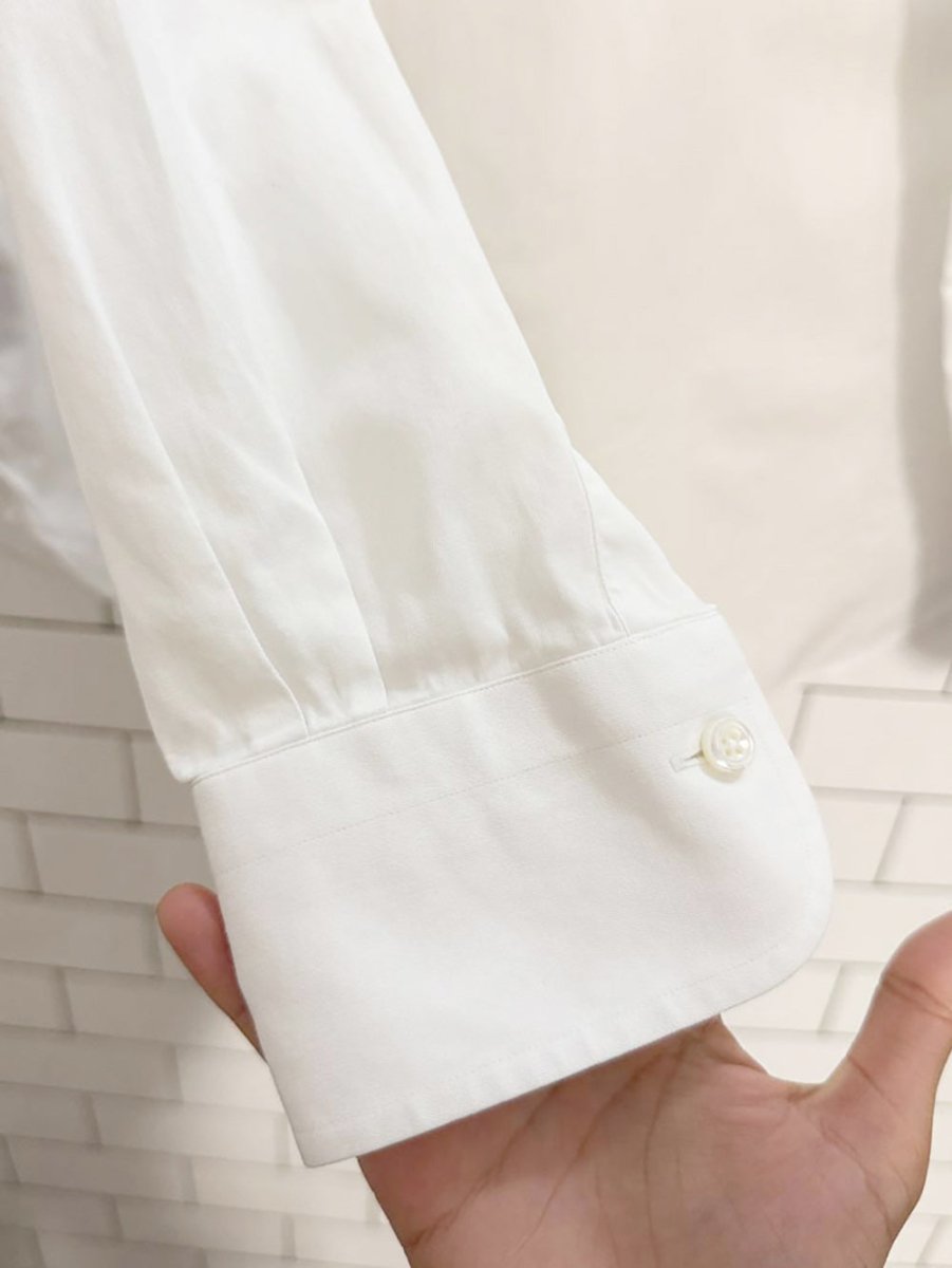 ermenegildo zegna regular fit white shirt - good market thrift store