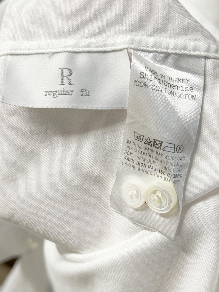 ermenegildo zegna regular fit white shirt - good market thrift store