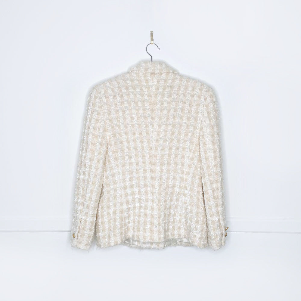 vintage 80s escada wool-blend snow queen jacket