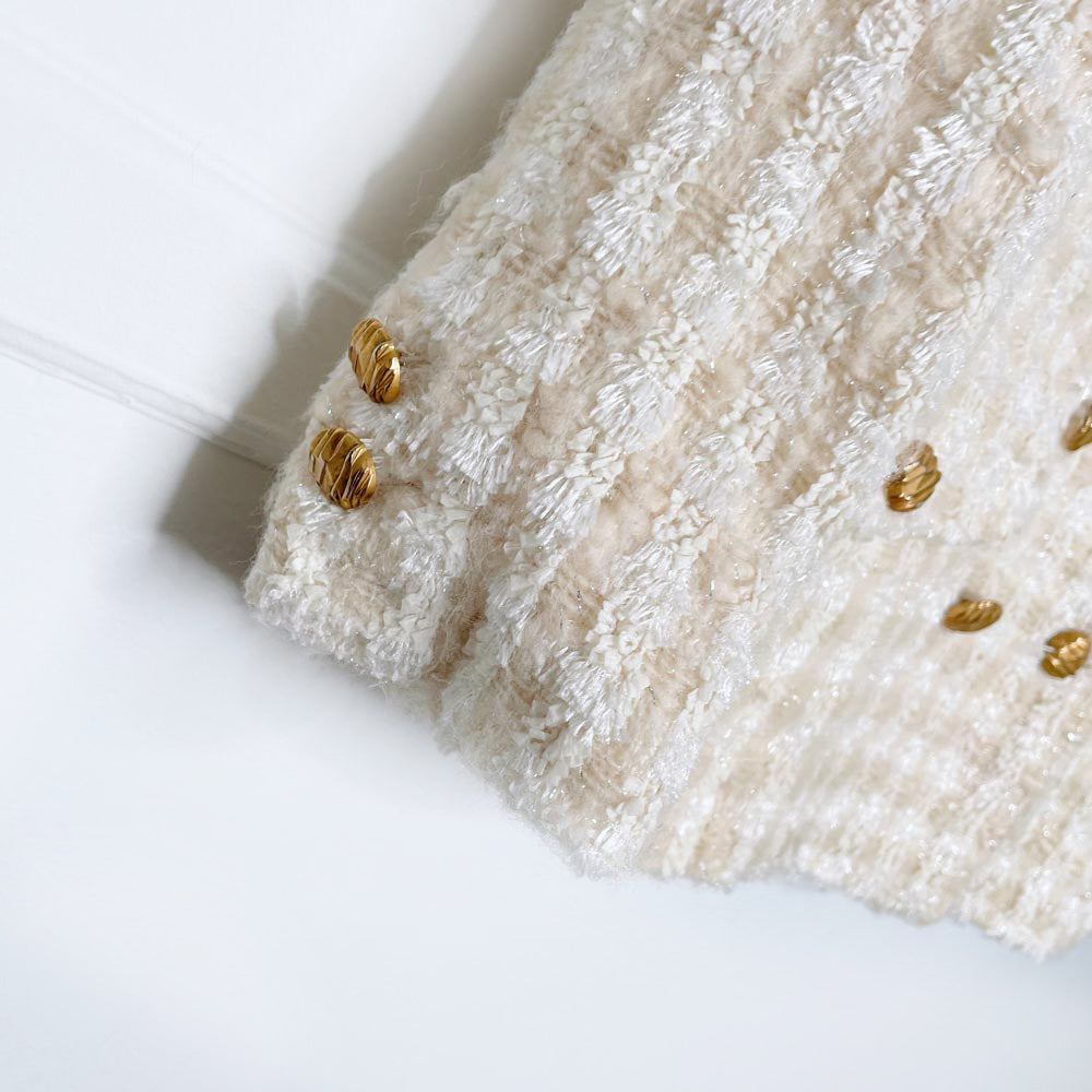 vintage 80s escada wool-blend snow queen jacket