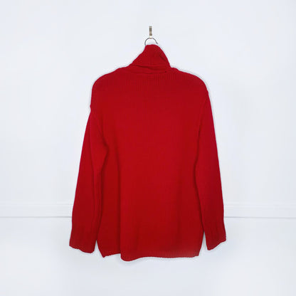 vintage escada sport chunky wool turtleneck
