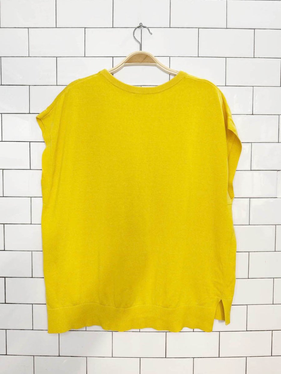 esprit boxy cotton sleeveless knit top - good market thrift store