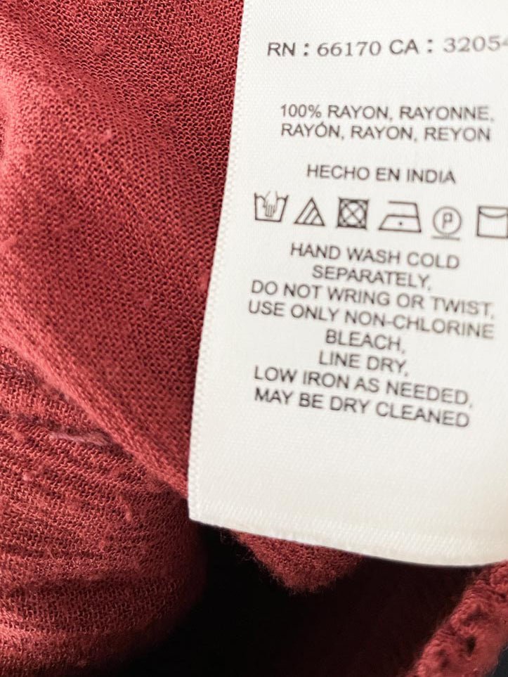 ett twa smocked waist gypsy jogger | made in india | anthropologie - good market thrift store