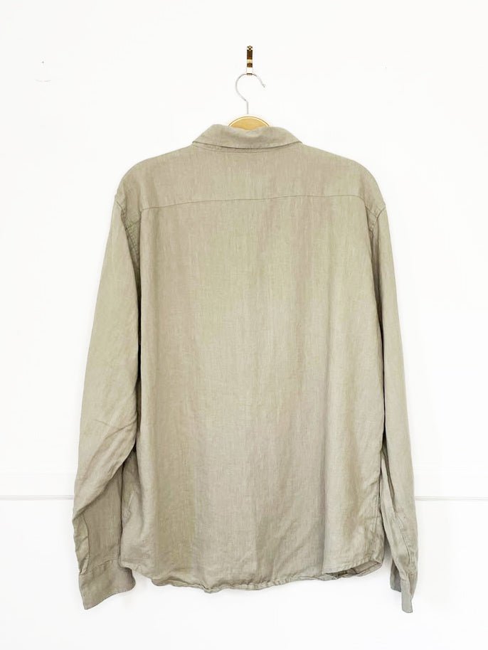 everlane 100% linen full button shirt - good market thrift store