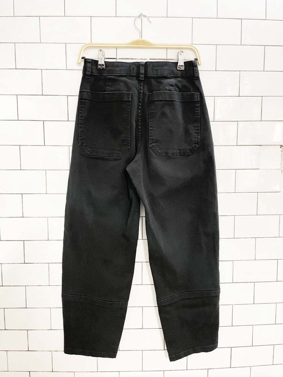 everlane organic cotton barrel leg utility pants - good market thrift store