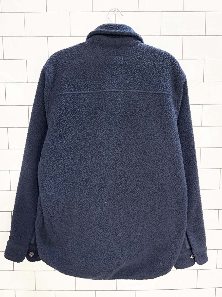 everlane renew fleece oversized everyone shirt jacket - good market thrift store