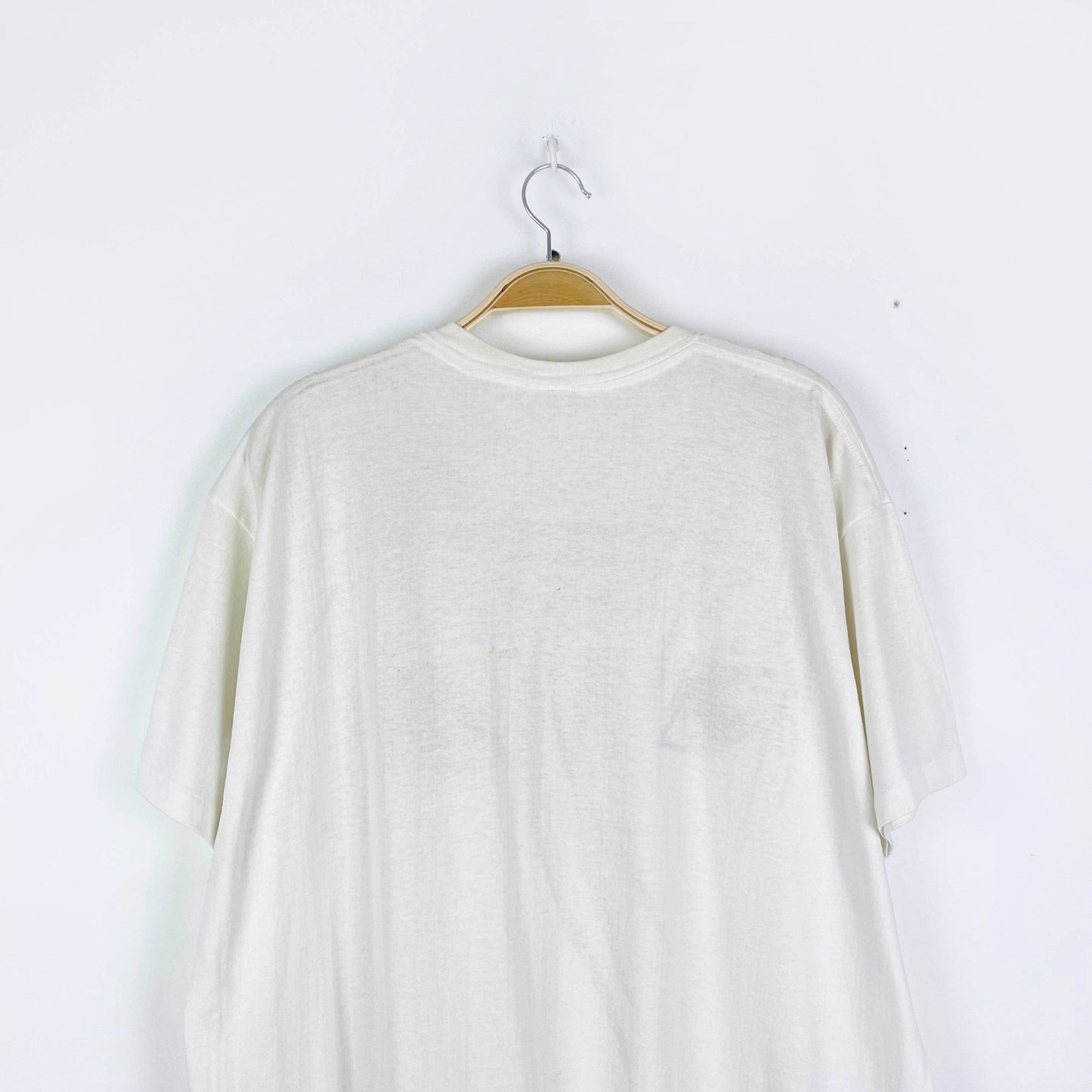 vintage hand-painted hiding eyes t-shirt midi dress