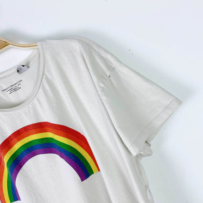 french connection rainbow pride boxy tee