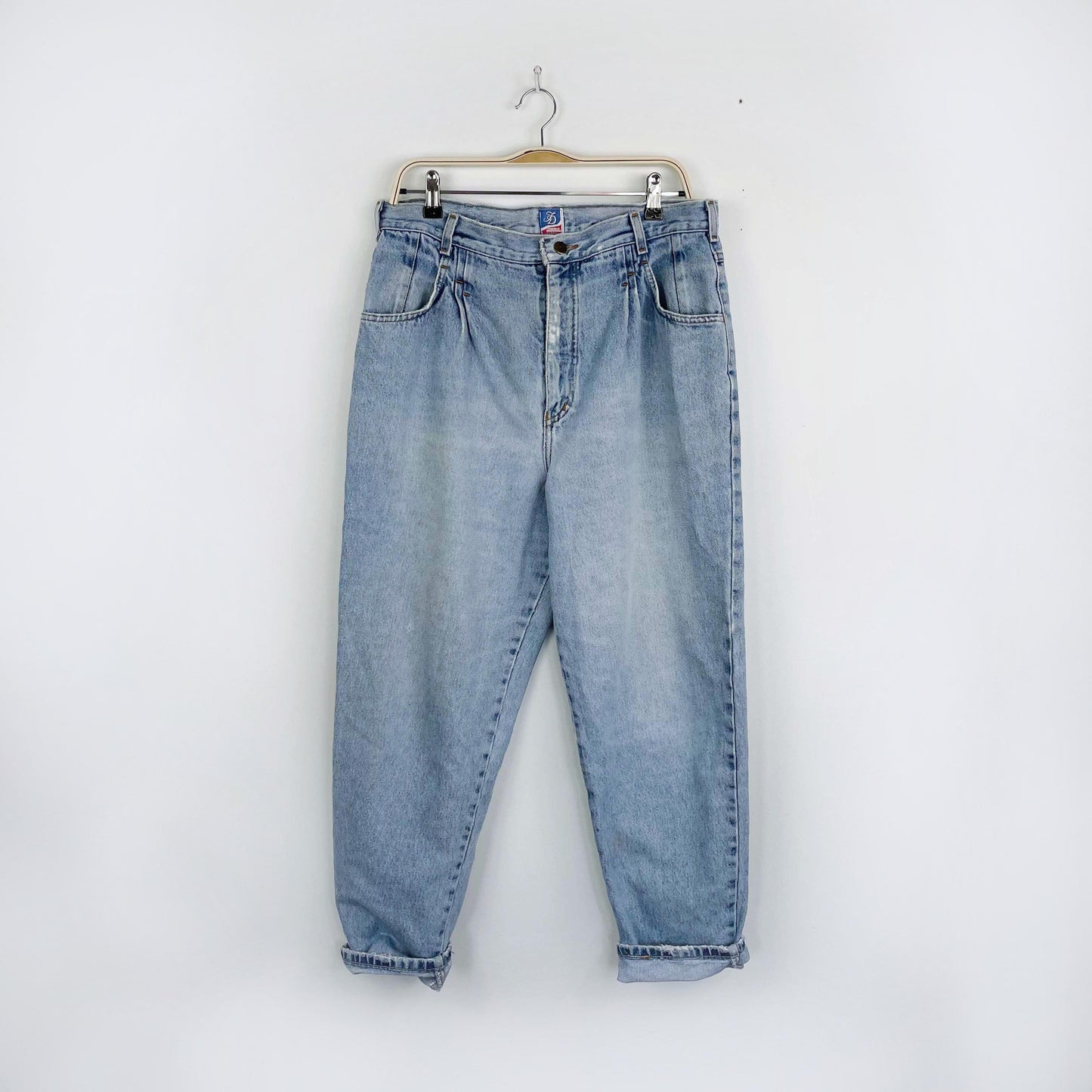vintage french dressing high rise pleated jeans