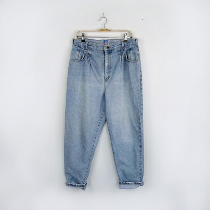 vintage french dressing high rise pleated jeans