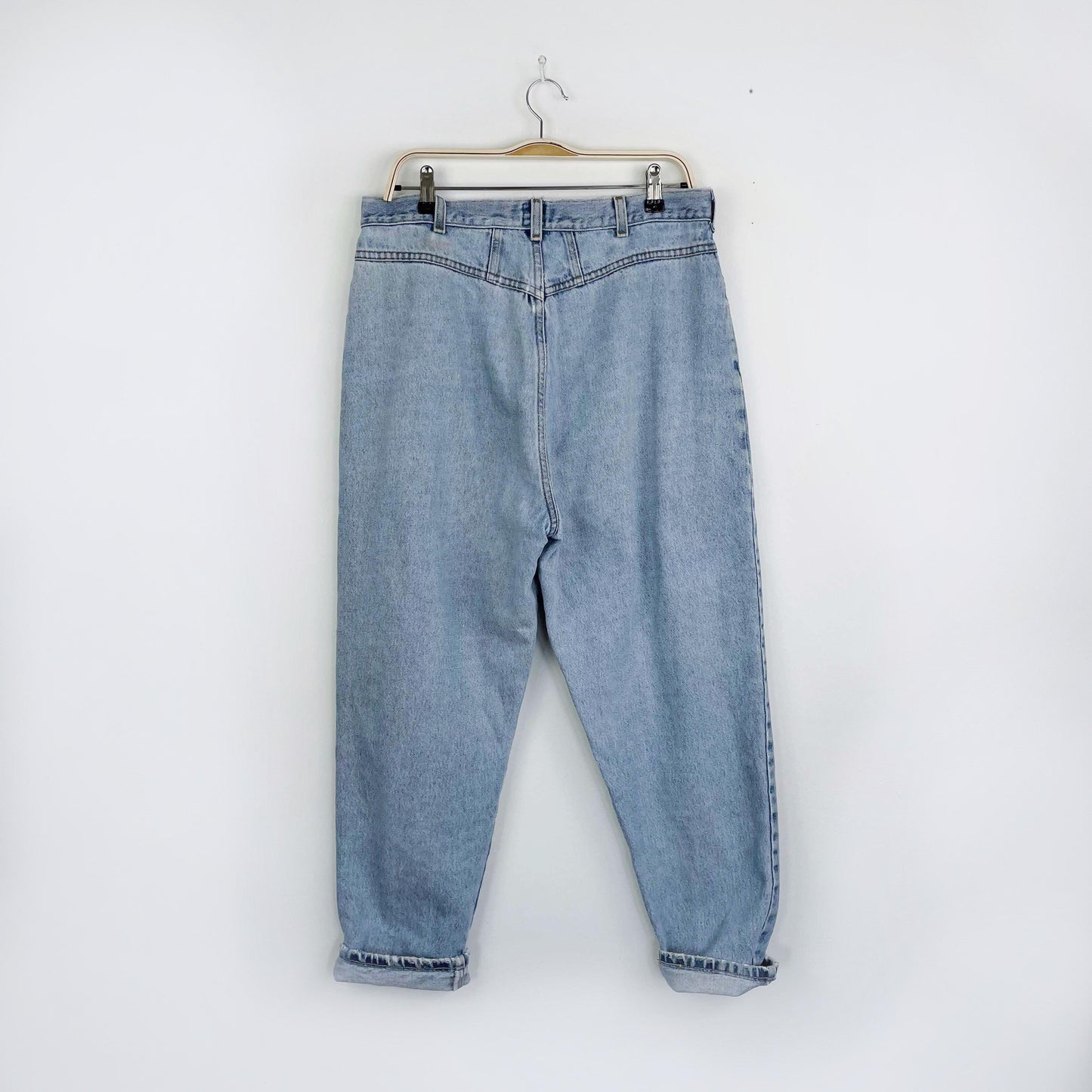 vintage french dressing high rise pleated jeans