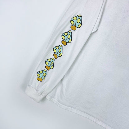 fifth sun skull and mushrooms graphic long sleeve tee