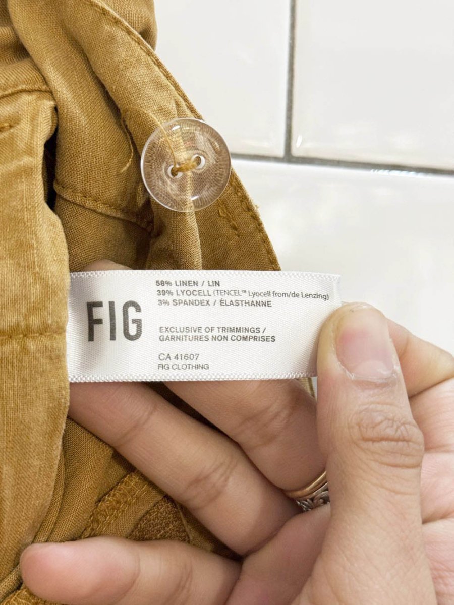 fig linen - blend casual shorts - good market thrift store