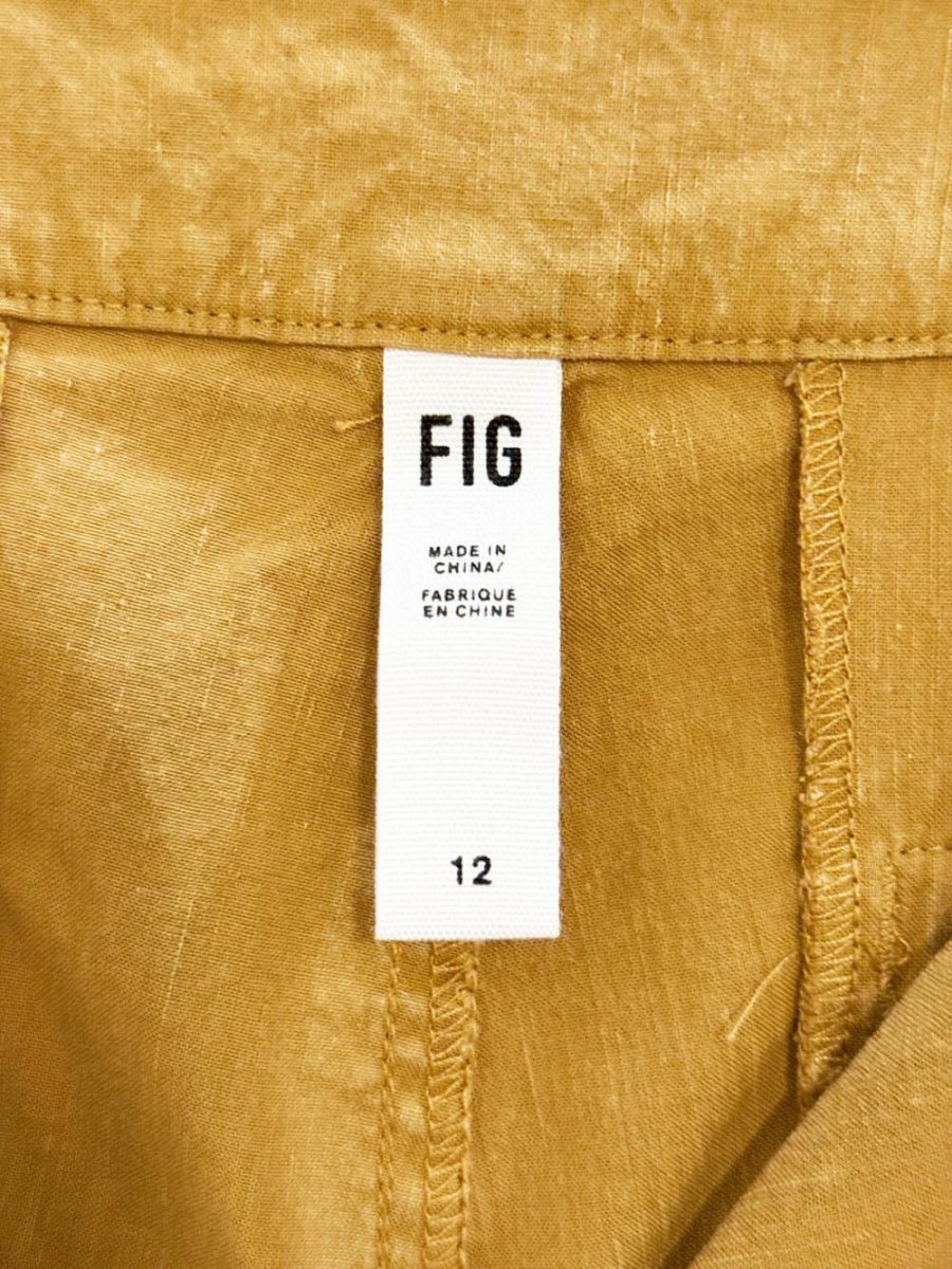 fig linen - blend casual shorts - good market thrift store