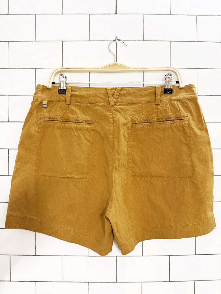 fig linen - blend casual shorts - good market thrift store