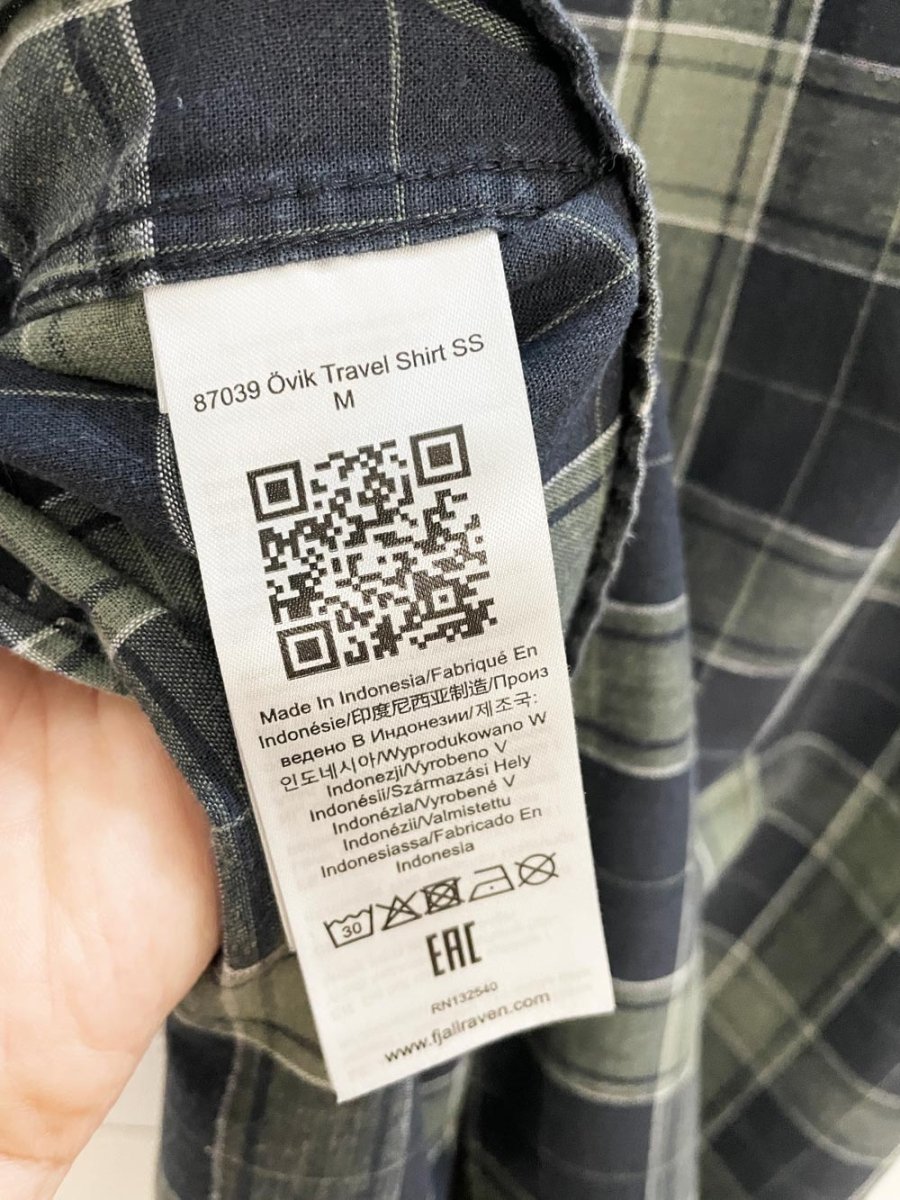 fjallraven ovik hemp - blend travel full button shirt | comfort fit - good market thrift store