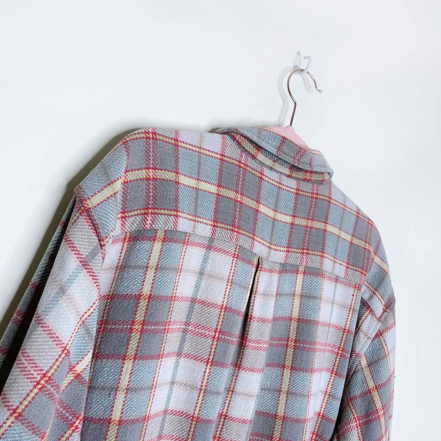 vintage roots jeans cabin flannel shirt jacket - size large