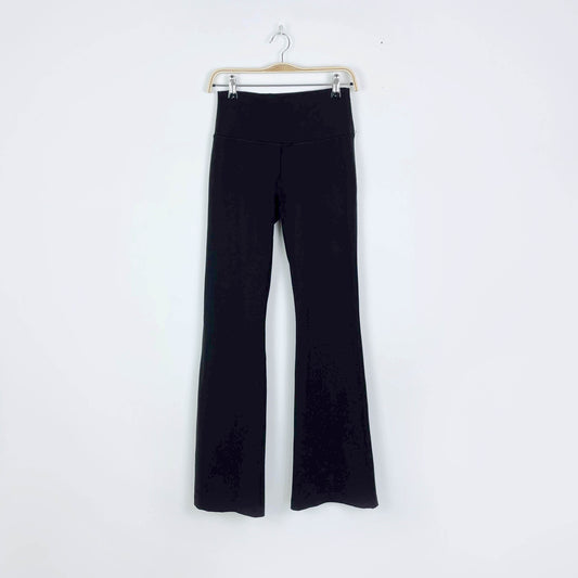 lululemon throw back flare pant luon - size 8