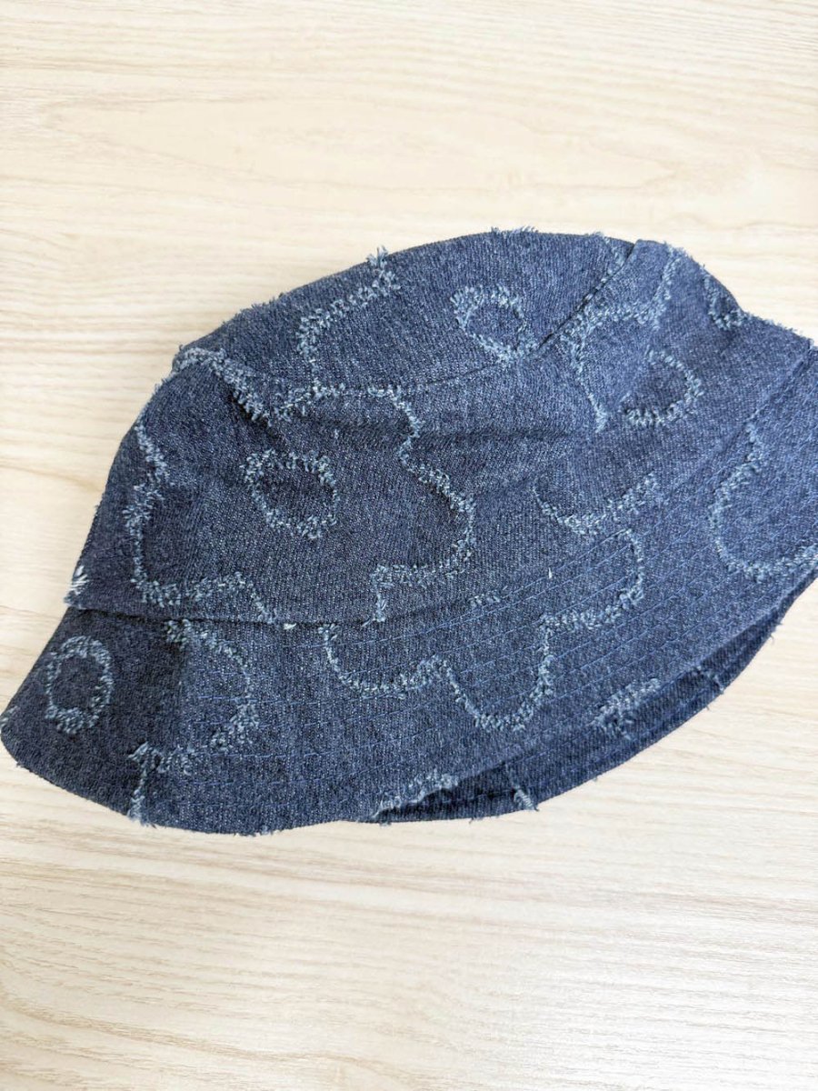 floral denim bucket hat - good market thrift store