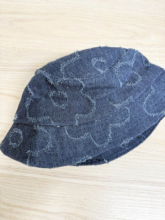 floral denim bucket hat - good market thrift store