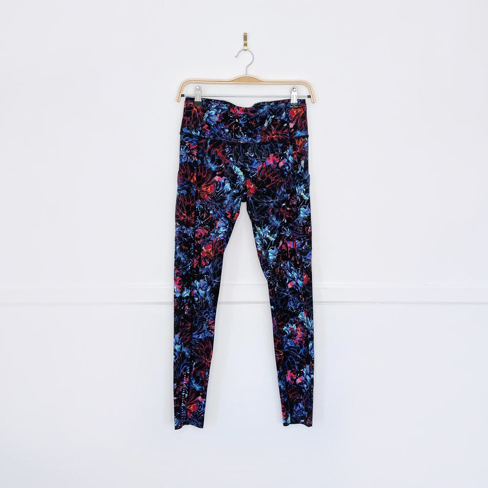 lululemon 2018 fast & free tight nulux | neon blossom