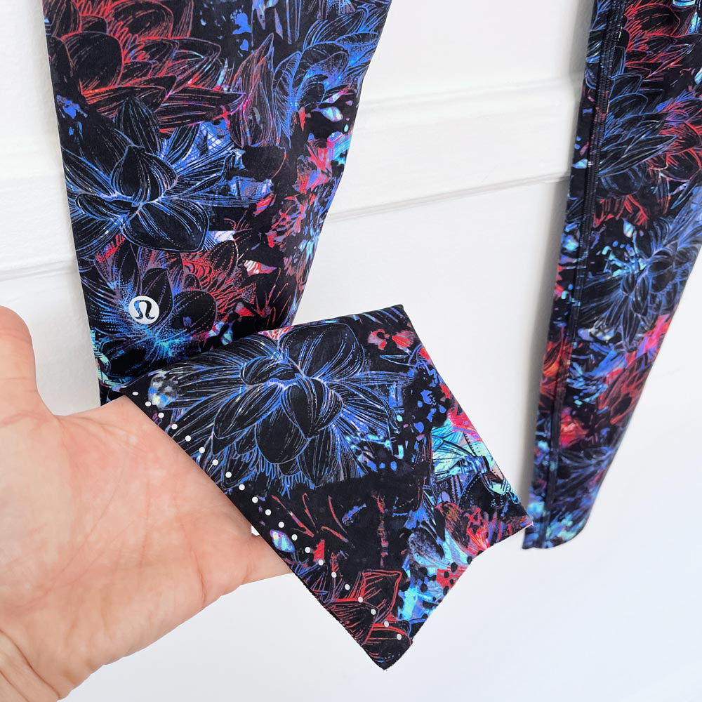 lululemon 2018 fast & free tight nulux | neon blossom