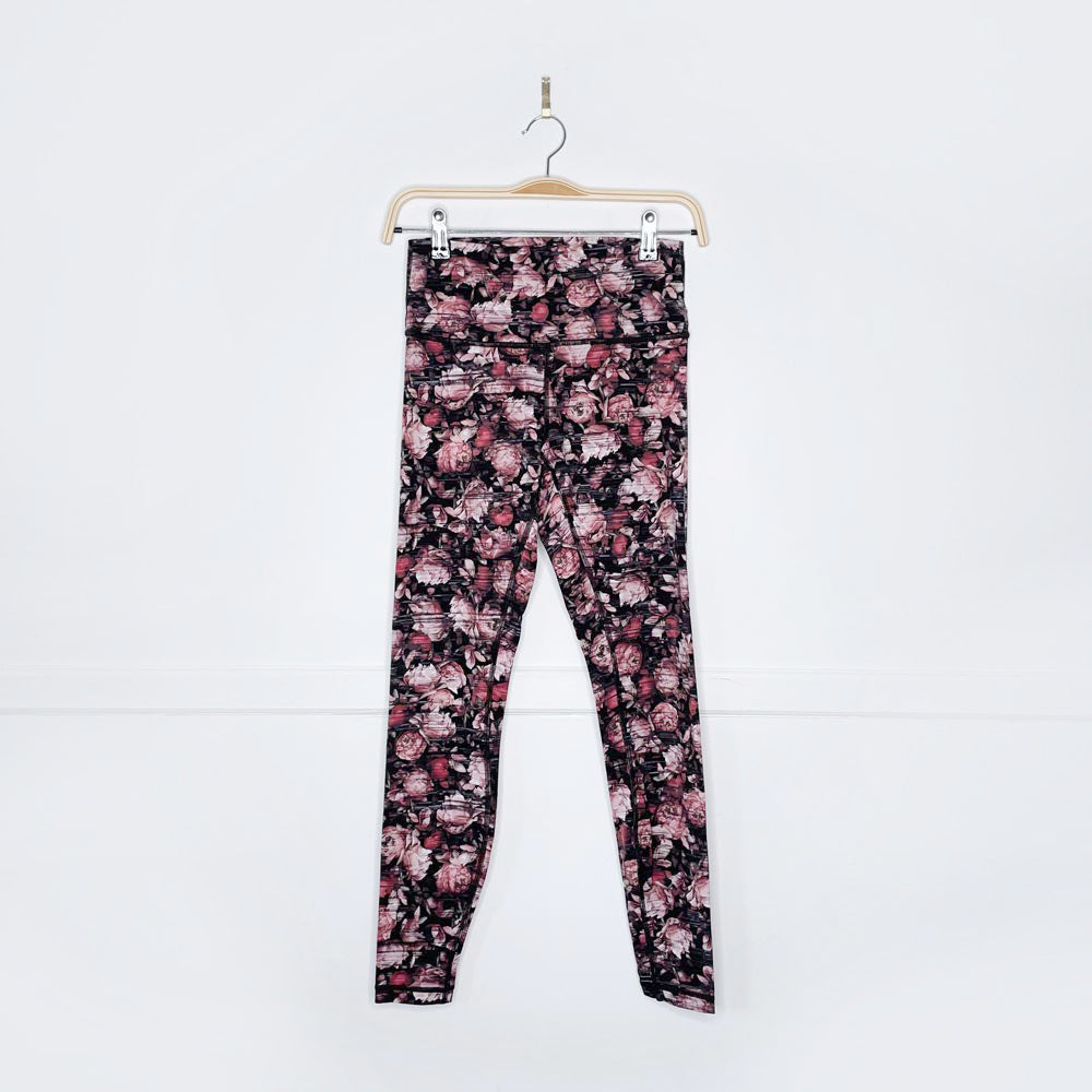 lululemon 2017 wunder under high rise nulux peony tights