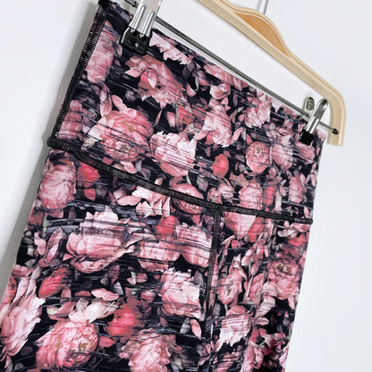 lululemon 2017 wunder under high rise nulux peony tights