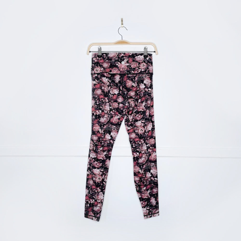 lululemon 2017 wunder under high rise nulux peony tights