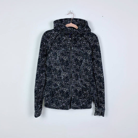 lululemon scuba hoodie II rocky road sand dune toothpaste - size 4