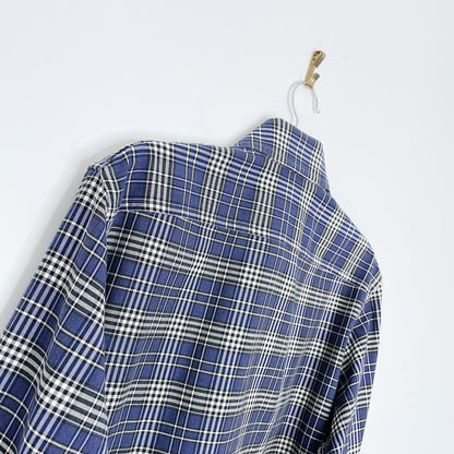 tom ford plaid epaulette utility shirt