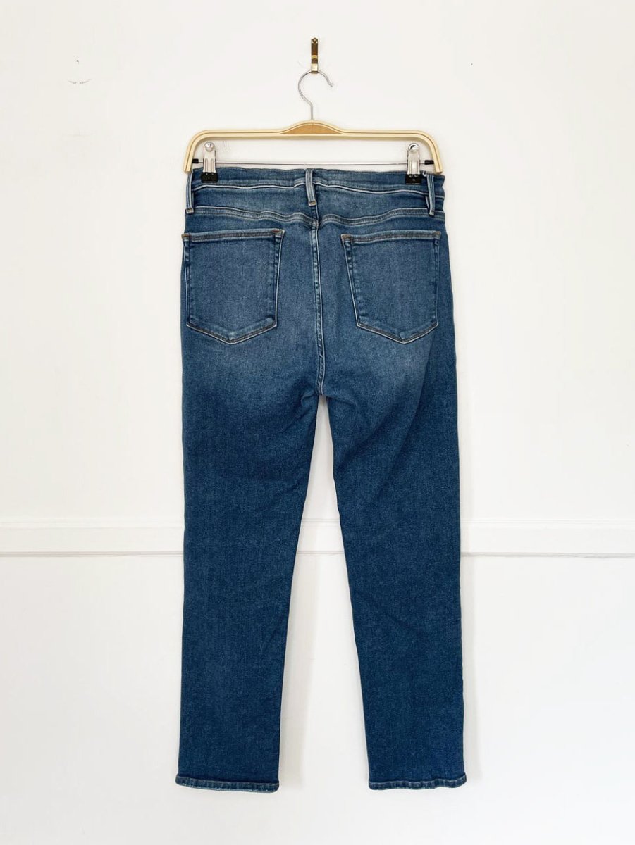 frame denim le nouveau straight jeans | made in usa - good market thrift store