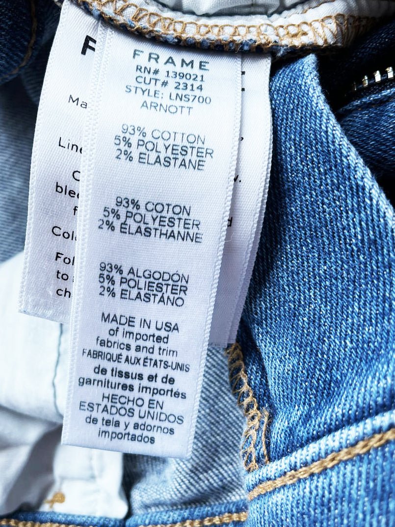 frame denim le nouveau straight jeans | made in usa - good market thrift store