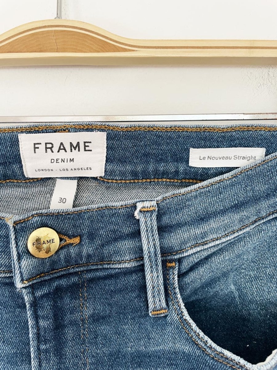 frame denim le nouveau straight jeans | made in usa - good market thrift store