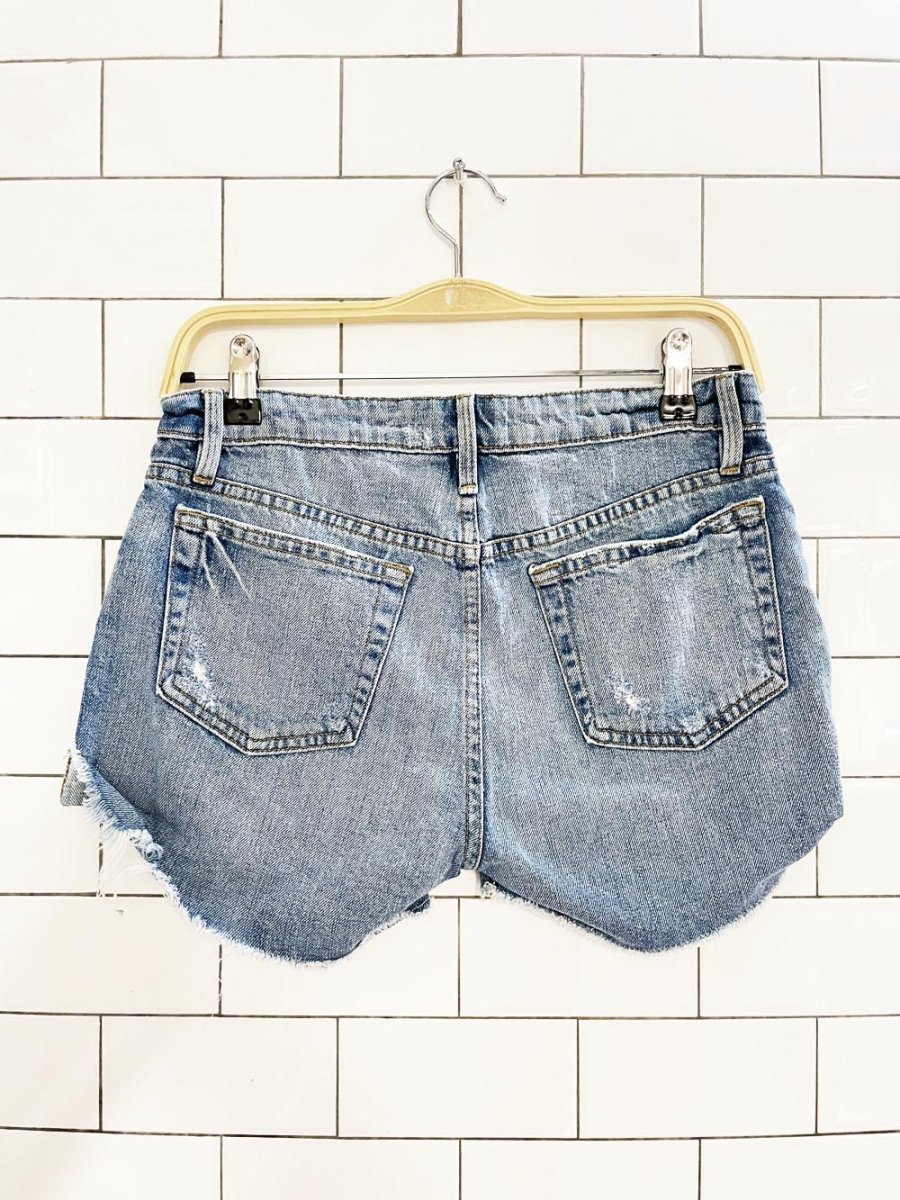 frame le grand garcon cut off denim shorts | turnpike | made in USA - good market thrift store